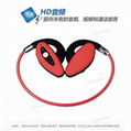 Waterproof sport stereo bluetooth headset built-in microphone 5