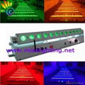 12*18W/15w RGBWAUV 6 in 1 battery wireless dmx wall washer led bar light 1