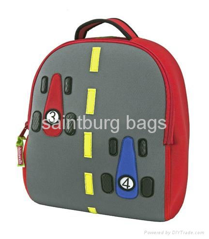 Lovely cartoon school backpack bags for KIDS