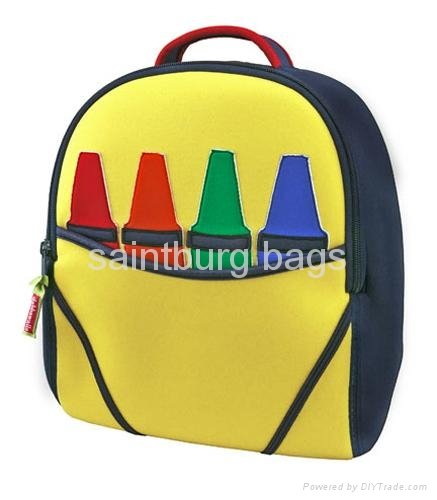 Lovely cartoon school backpack bags for KIDS 2