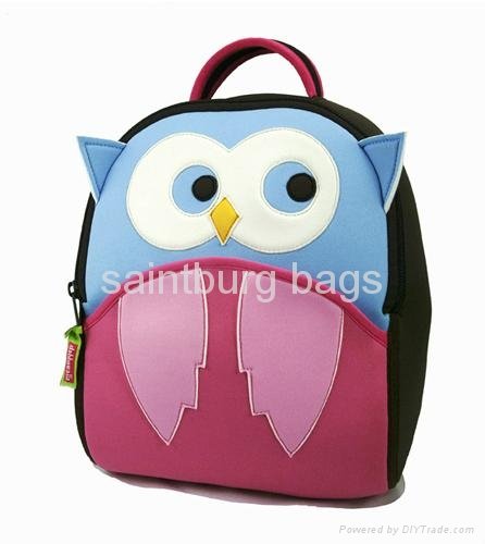 Lovely cartoon school backpack bags for KIDS 3
