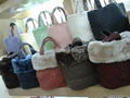 Woven hand-made PU leather handbags 2