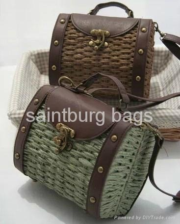 Sweet woven lady handbags 2