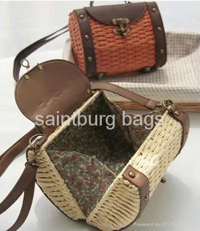 Sweet woven lady handbags 3