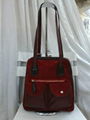 Newly Nubuck leather backpack&handbags for girls 5