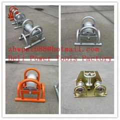 Straight line bridge roller  Cable guides   Cable rollers