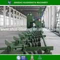 HST brand Steel pipe shot blasting cleaning machine with Profeddional Manufactur