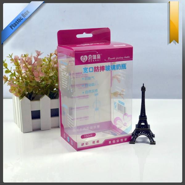 Clear PVC Packaging Box With Printing With Hanger On Top 2