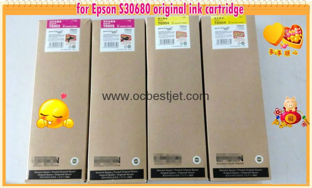 large volume!! Epson S30680 S50680 original cartridge with ink 4