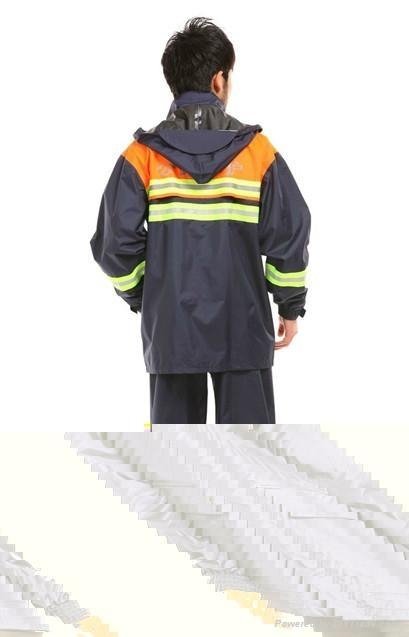 Nelson-Rigg Stormrider Rain Suit (Black/High Visibility Yellow, X-Large) 5
