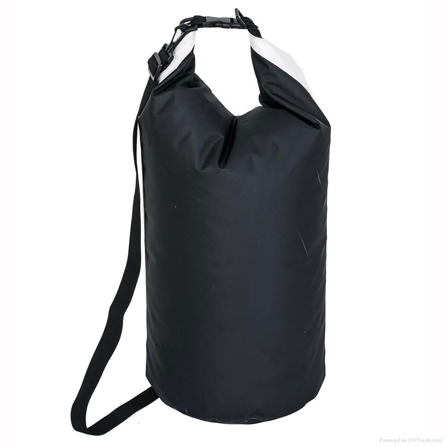 Outdoor Activities PVC Tarpaulin sports Bag with two shoulder straps 2