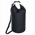Outdoor Activities PVC Tarpaulin sports Bag with two shoulder straps 2