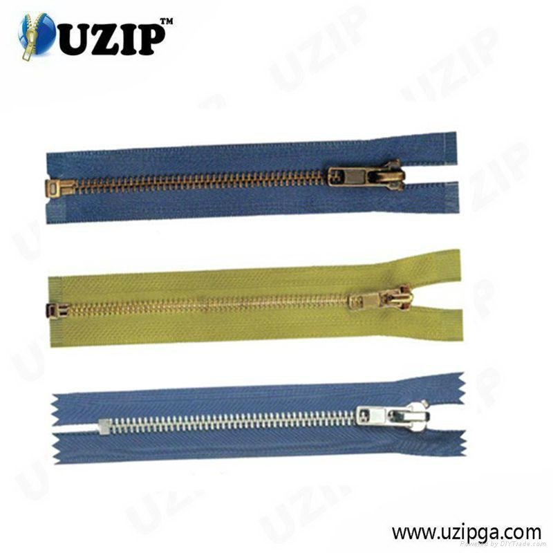 No.5 Closed Ended Metal Zipper with Slider 4