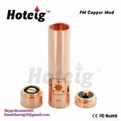 High Quality Unique Design Model original Mechanical ecig copper mods copper FM