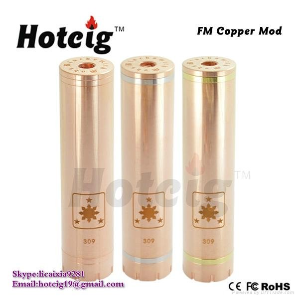 High Quality Unique Design Model original Mechanical ecig copper mods copper FM  2
