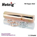 High Quality Unique Design Model original Mechanical ecig copper mods copper FM  3