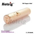 High Quality Unique Design Model original Mechanical ecig copper mods copper FM  4