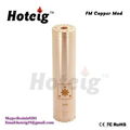 High Quality Unique Design Model original Mechanical ecig copper mods copper FM  5
