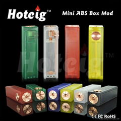 2015 hotcig newest products acrylic box mod clear ABS box mod