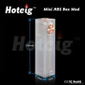 2015 hotcig newest products acrylic box mod clear ABS box mod 3