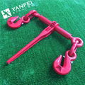 Grade80 Ratchet Type Lashing Chain Load Binder with Hooks