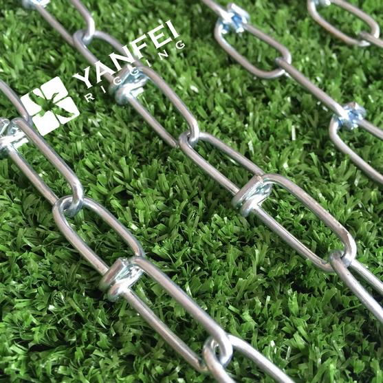 Stainless Steel AISI304/316 Knotted Chain Metal Link Chain for Dog