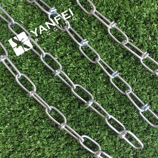 Stainless Steel AISI304/316 Knotted Chain Metal Link Chain for Dog 3