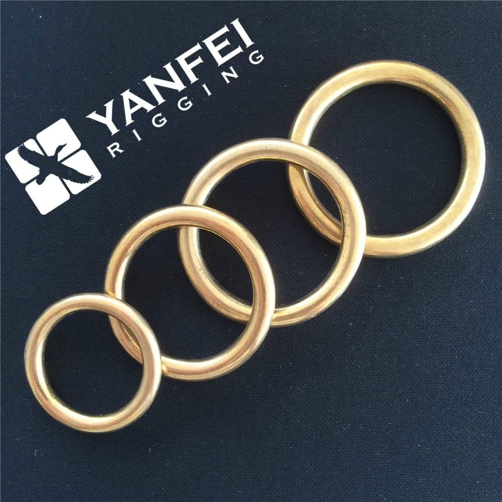 Solid Brass D Ring& Round(O) Ring