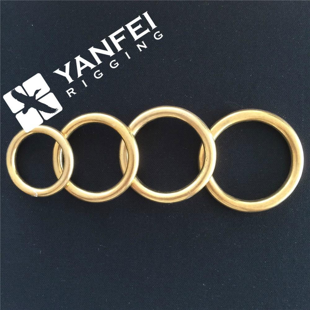 Solid Brass D Ring& Round(O) Ring 4