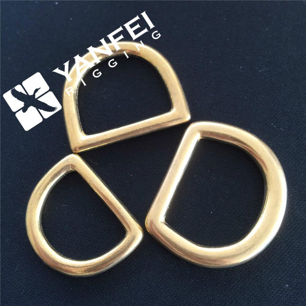 Solid Brass D Ring& Round(O) Ring 2