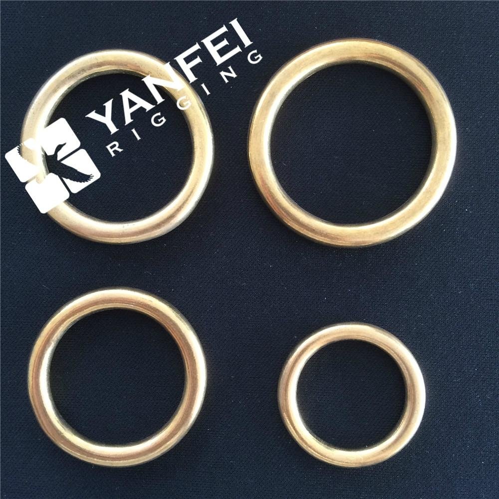 Solid Brass D Ring& Round(O) Ring 3