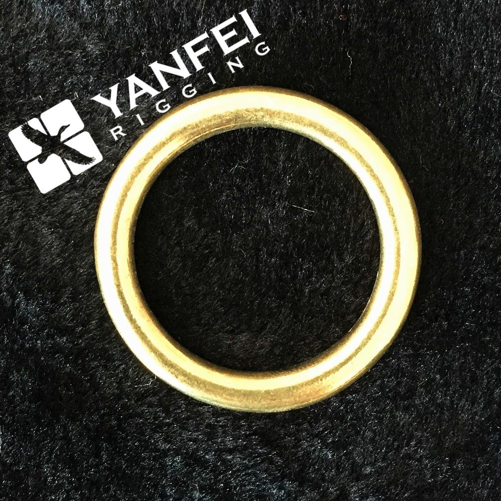 Solid Brass D Ring& Round(O) Ring 5