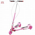 three wheels frog kick scooter 2