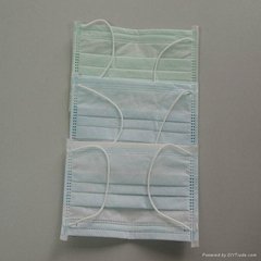 3ply (PP+MB+PP) disposable medical nonwoven face mask with earloop