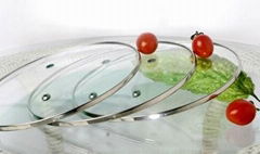 C-type tempered glass lid for cooking exporter