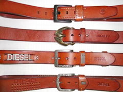 Genuine leather belt