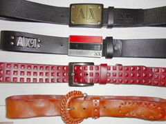 Genuine leather belt