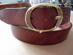 Genuine leather belt