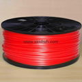 Red ABS 3.00m filament for 3D printer spool 1kg  2