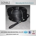 ISO4427 400mm HDPE Pipe Large Diameter Pe Pipe And Fittings  3