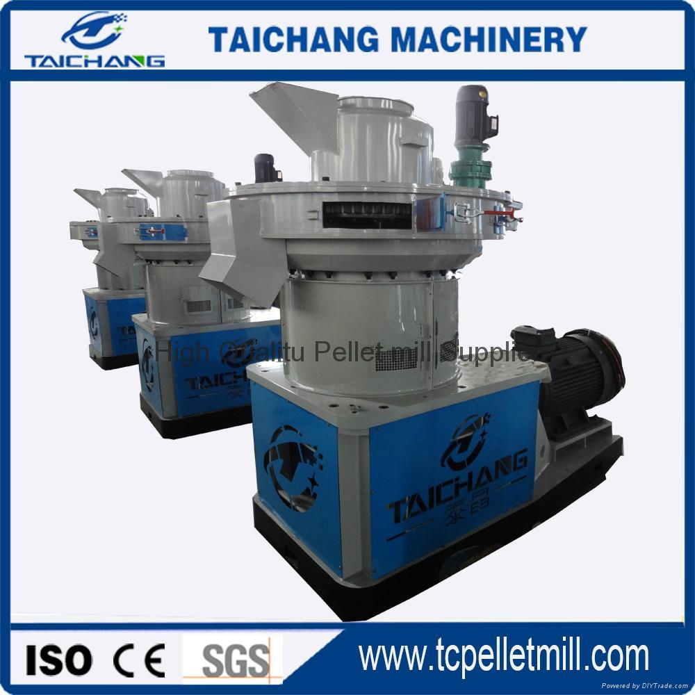 low power high efficiency biomass wood pellet machine 2