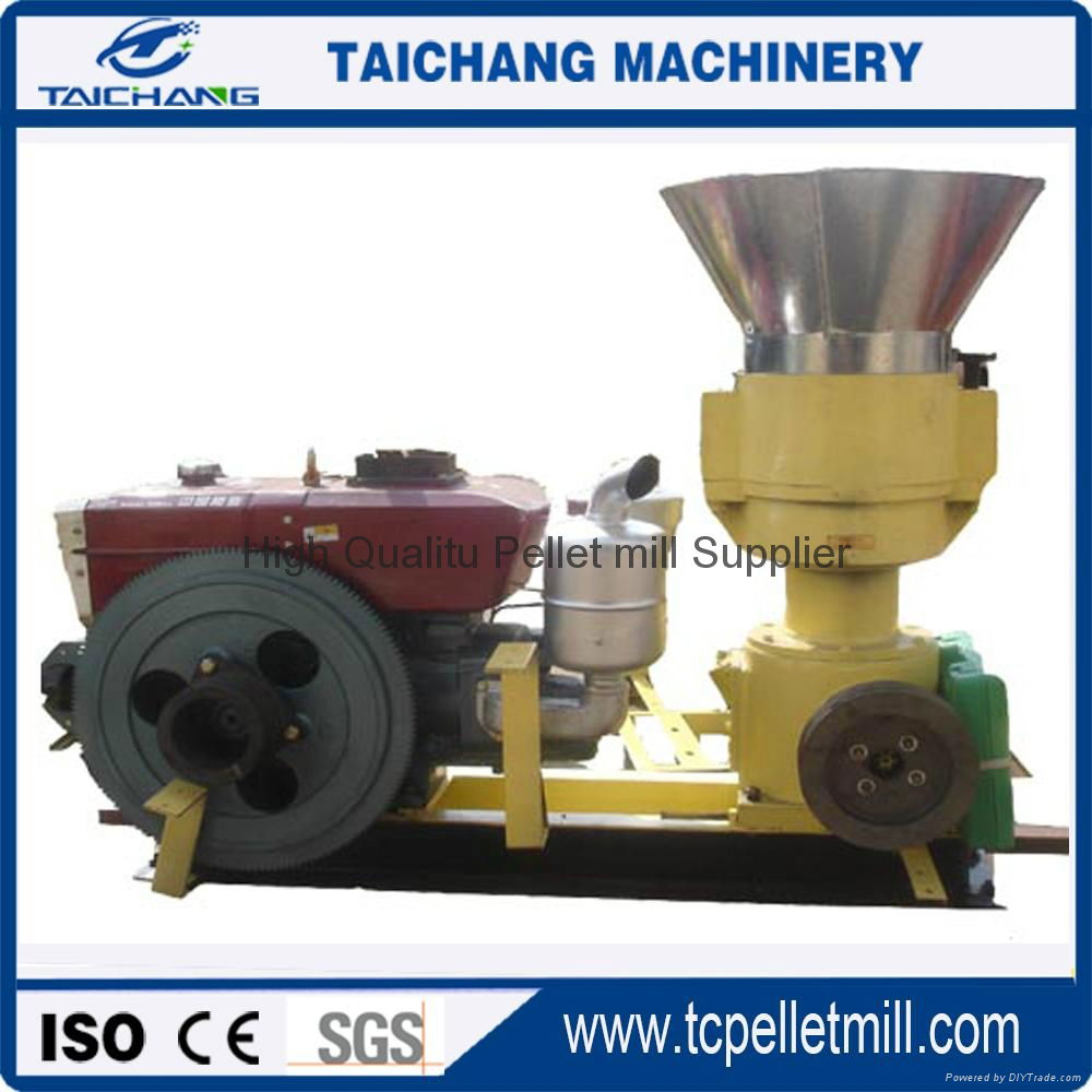 China flat die wood pellet mill  4