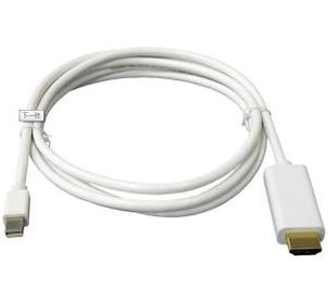 6 FT Mini Display Port DP Thunderbolt to HDMI Cable Adapter Audio Video Mac - NI 2