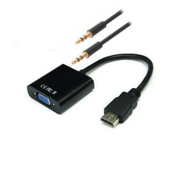  1080p Chipset Converter HDMI to VGA with Audio Cable  Adapter male to Female Fo 2