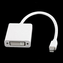 High quality Mini DisplayPort to DVI adapter cable 