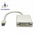 High quality Mini DisplayPort to DVI adapter cable  2