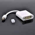 High quality Mini DisplayPort to DVI adapter cable  3