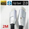 Gold Plated 2160p  HDMI 2.0 V Cable with 2160P 4K*2K 3D Ethernet 1.5 M 1