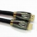 24k Gold Plated Nylon Net HDMI 2.0 V Cable with 2160P 4K*2K 3D Ethernet 1.5 M 5