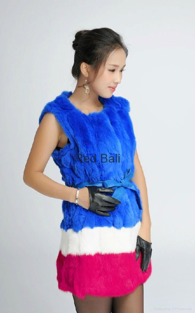 100% fur natural fur coat rex rabbit fur women cloth 2